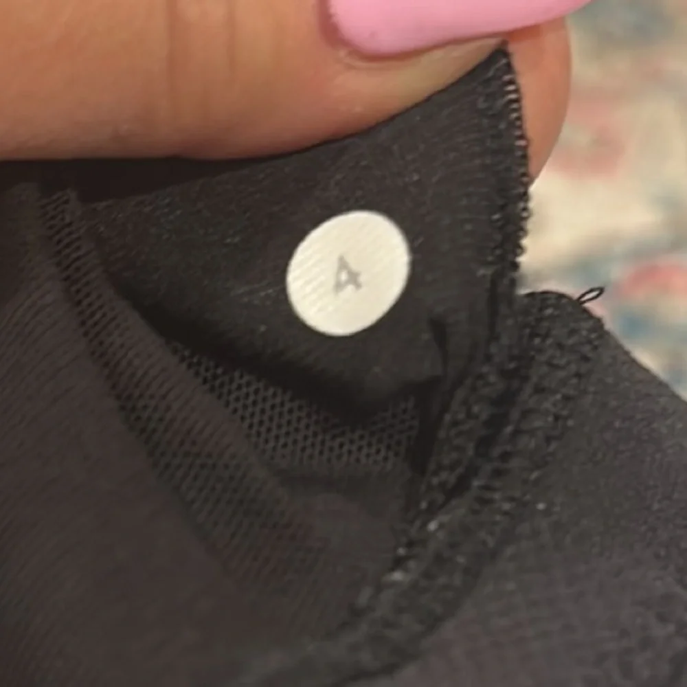 Lululemon black stripe run back on track tank top 4